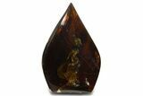 Polished Indonesian Blue Amber Flame #338020-1